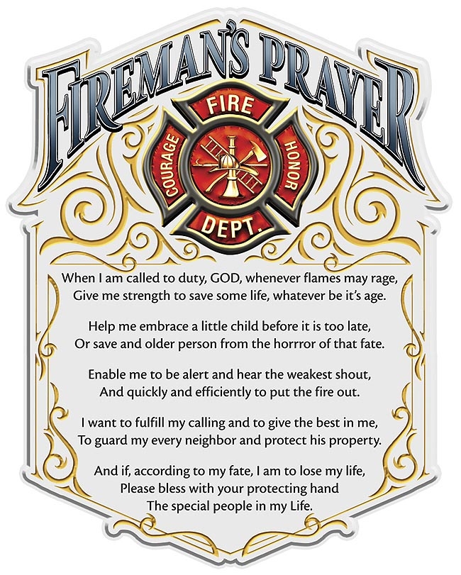 The Fireman's Prayer