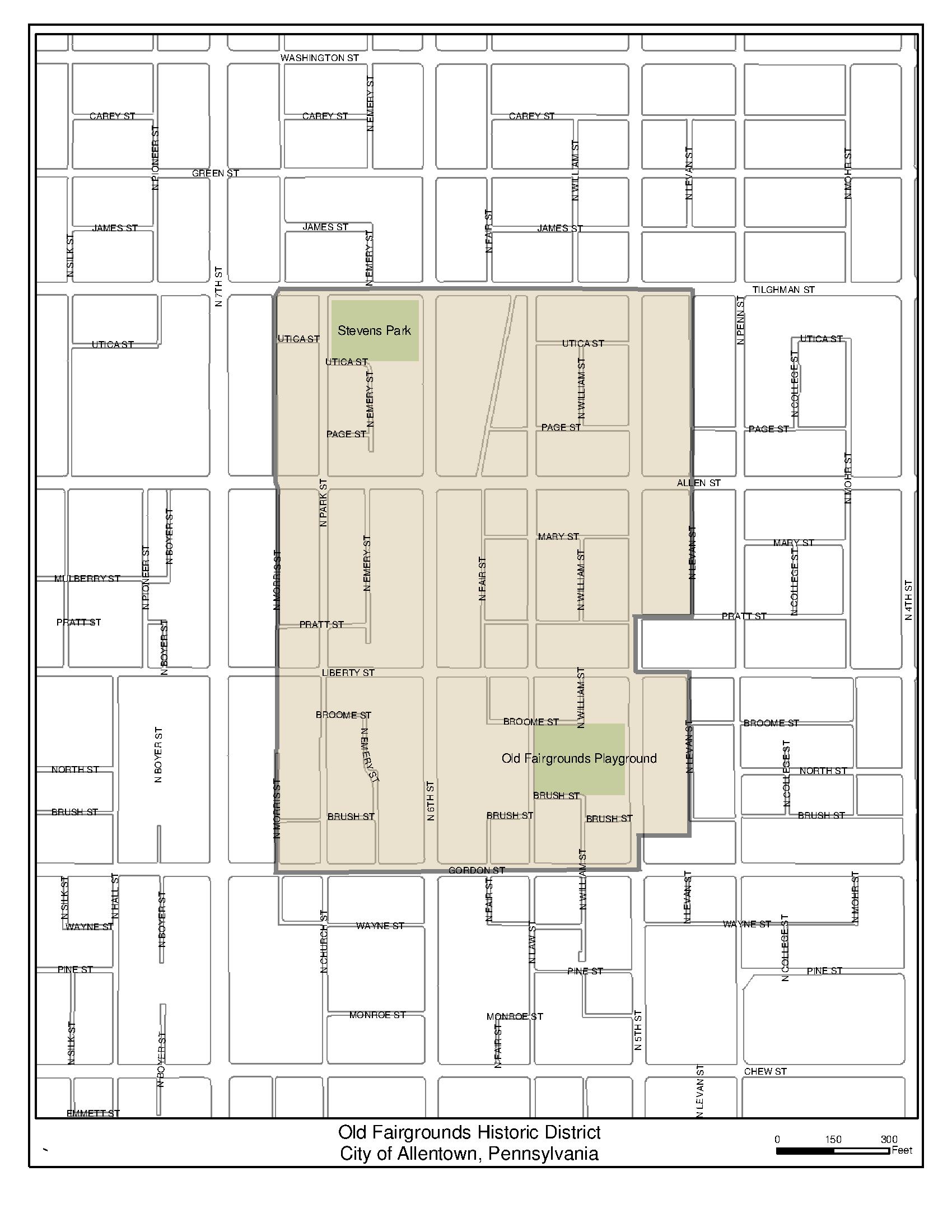 Old Fairgrounds Map