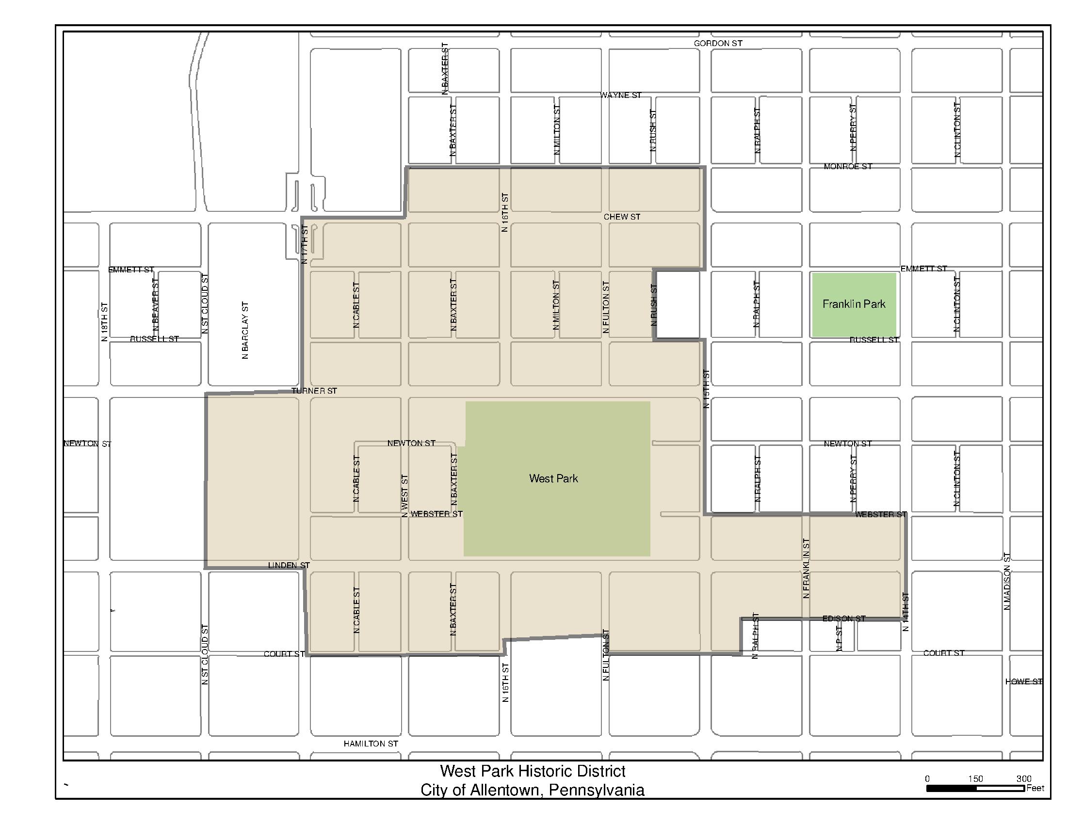 West Park Map