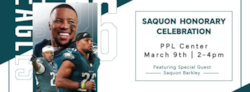 Celebration with NFL Star Saquon Barkley in Downtown Allentown – Sunday, March 9 