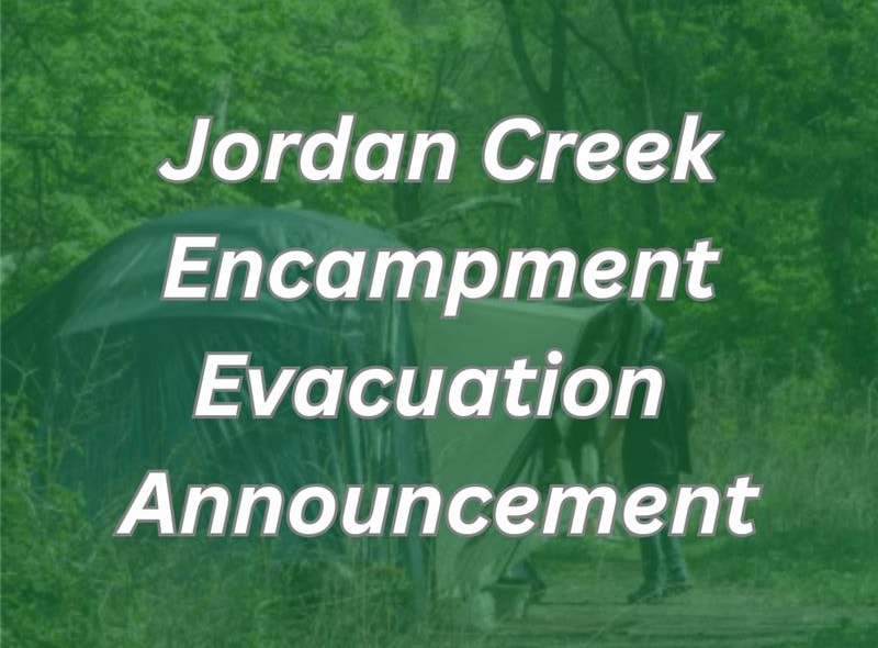 City of Allentown Extends Jordan Creek Encampment Evacuation Deadline 