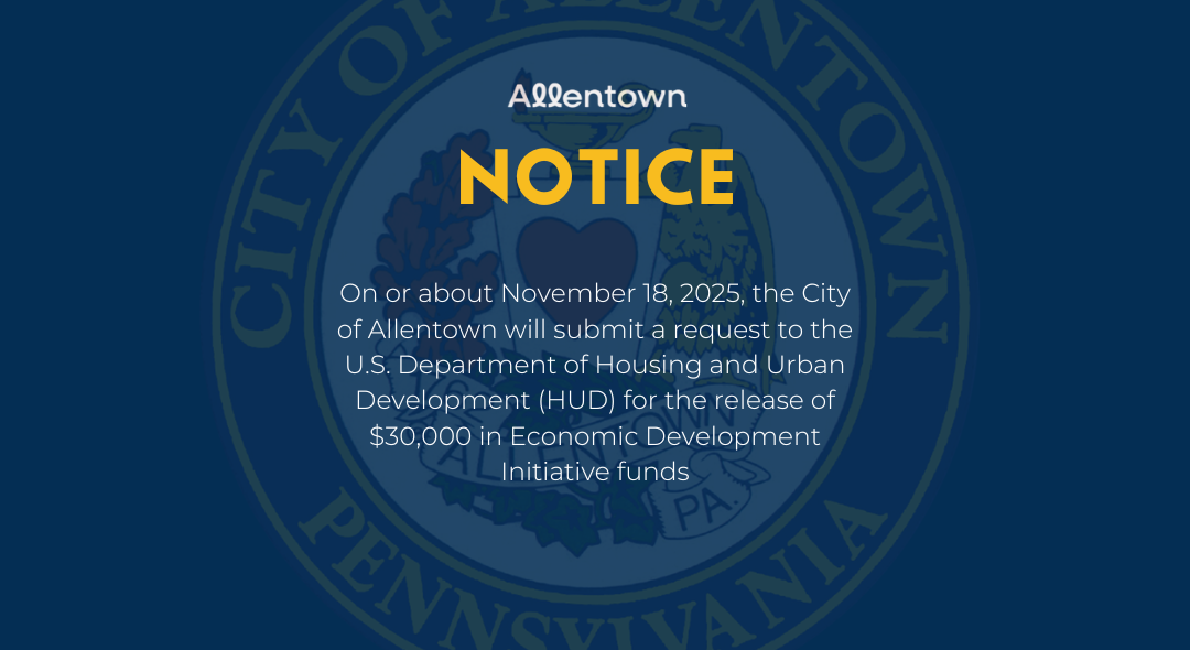 NOTICE OF INTENT TO REQUEST RELEASE OF FUNDS