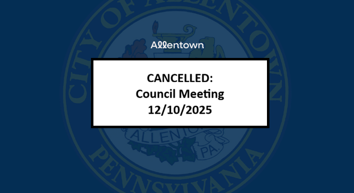 CANCELLED: Council Meeting for December 10, 2025