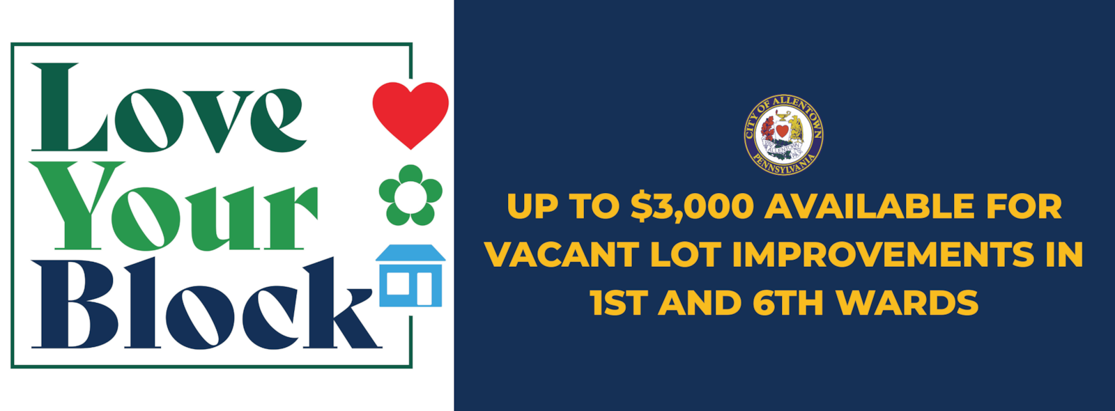 Funding Now Open to Turn Vacant Lots into Community Spaces in 1st & 6th Wards