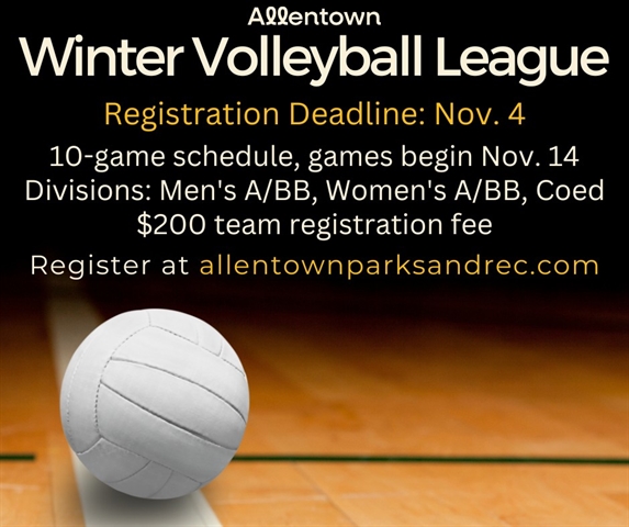 Winter Volleyball League Registration Open