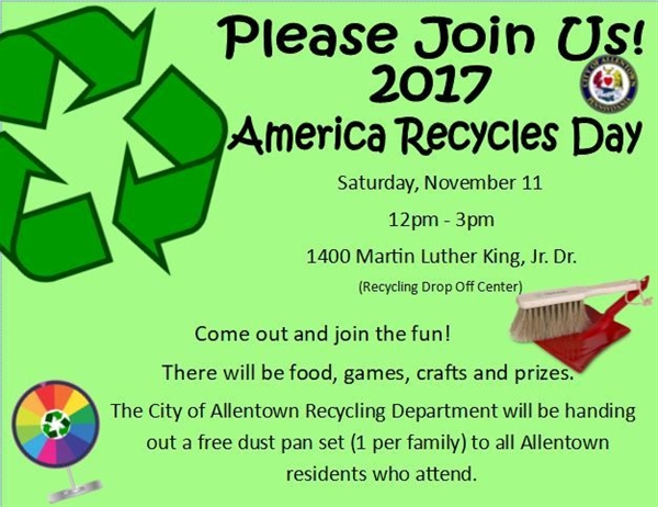 Allentown Celebrating America Recycles Day