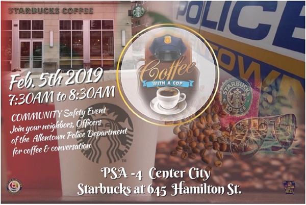 Coffee with a Cop on February 5