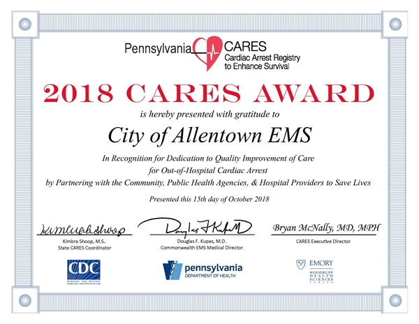 CARES Honors EMS