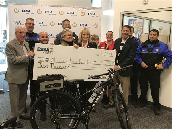 ESSA Donates Bike to APD