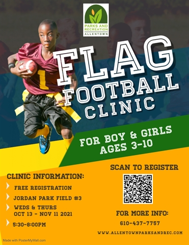 Flag Football Clinic Scheduled