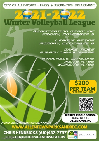 Recreation Opens Volleyball Registration