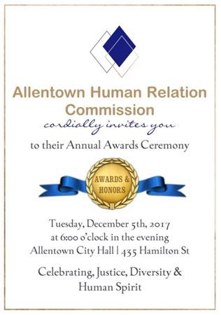 Human Relations Commission Bestowing Awards