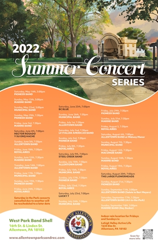 Allentown Summer Concert Series Returns 