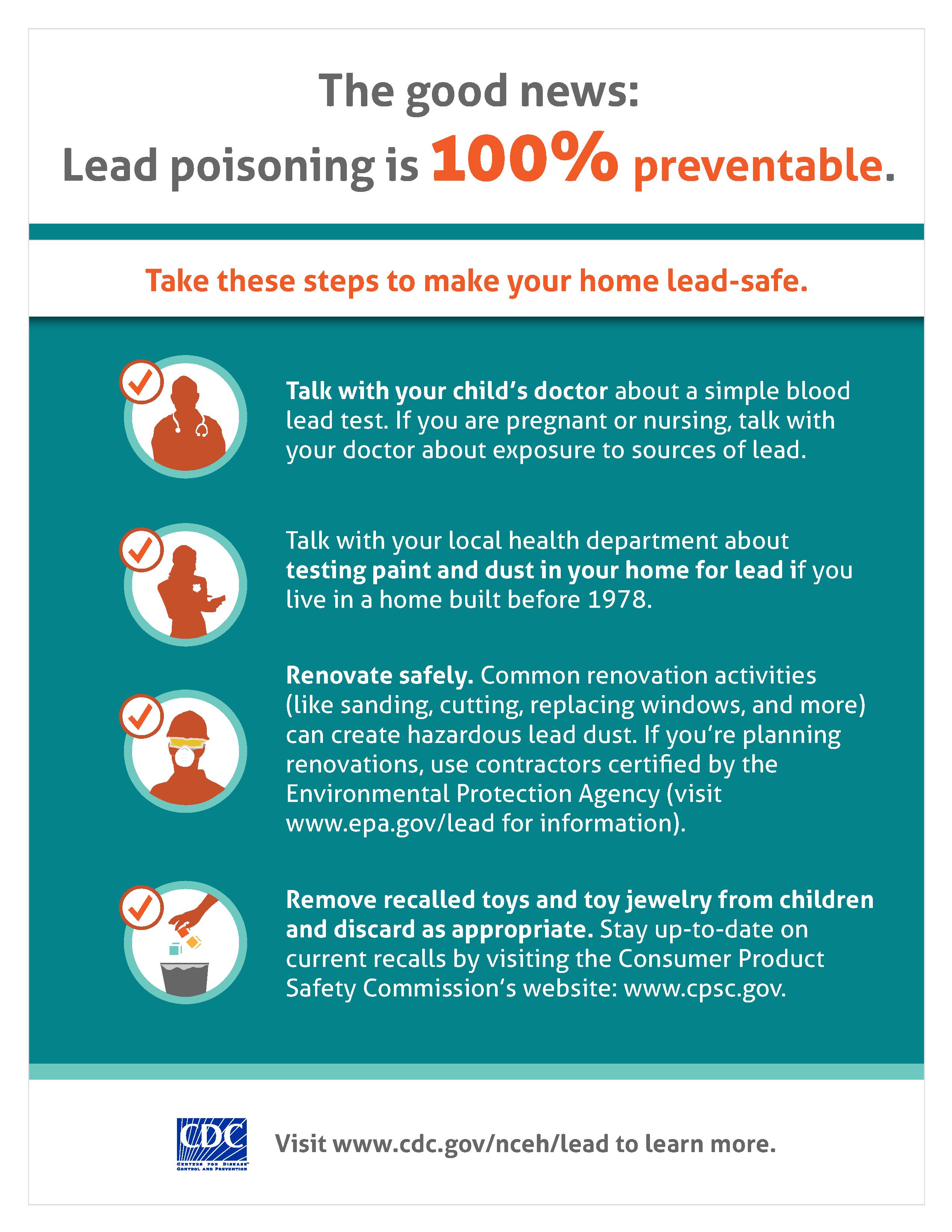 Lead Poisoning is Preventable